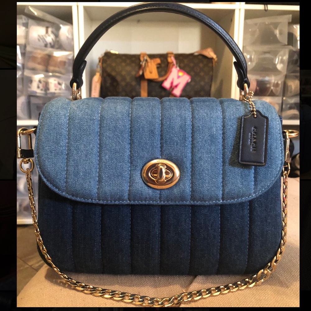 Coach Marlie Top Handle Satchel With Quilting